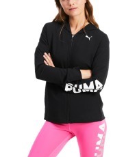 Puma Modern Sports Full-Zip sieviešu džemperis ar kapuci, melns 583542 01