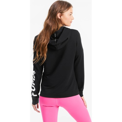 Puma Modern Sports Full-Zip sieviešu džemperis ar kapuci, melns 583542 01