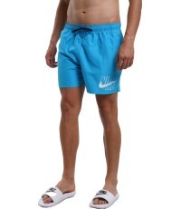 Мужские плавательные шорты Nike Logo Solid 5" синие NESSA566 406