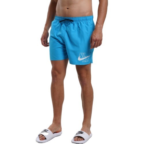 Nike vīriešu peldšorti Logo Solid 5" zili NESSA566 406
