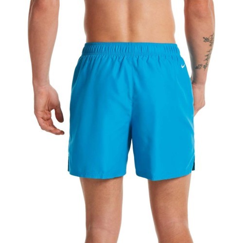 Nike Men's Swim Shorts Logo Solid 5" Blue NESSA566 406