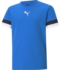 Puma TeamRise Jersey Jr Junior T-Shirt Blue Black White 704938 02