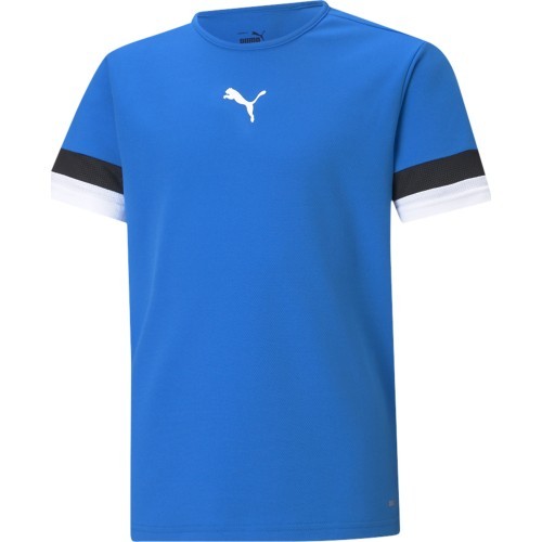 Puma T-krekls jauniešiem TeamRise Jersey Jr Blue Black White 704938 02