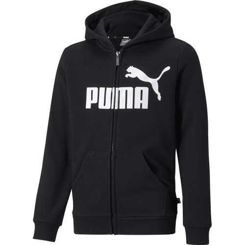 Puma Džemperis Paaugliams Ess Big Logo Fz Black 586968 01