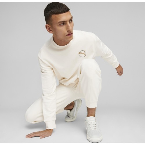 Puma Better Sportswear vīriešu džemperis, balts, 676063 99