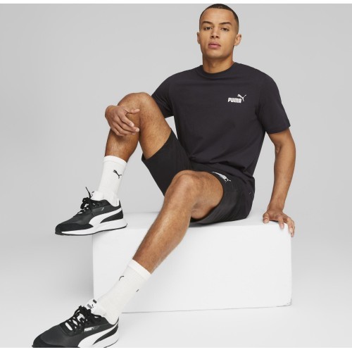Мужская футболка Puma Ess+ 2 Col Small Black 674470 61