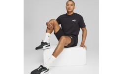 Мужская футболка Puma Ess+ 2 Col Small Black 674470 61
