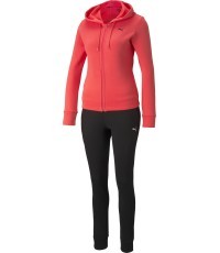 Puma sieviešu sporta tērps Classic Hooded Black Pink 589132 35