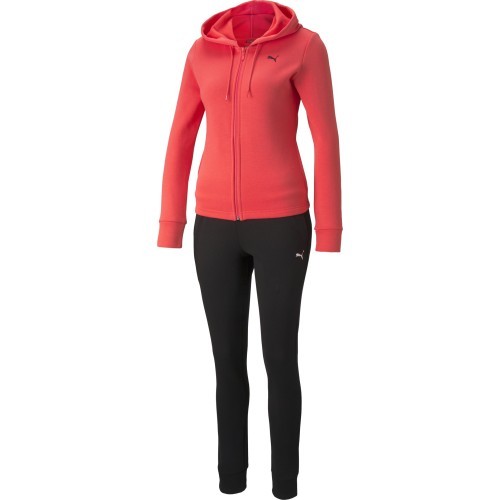 Женский спортивный костюм Puma Classic Hooded Black Pink 589132 35