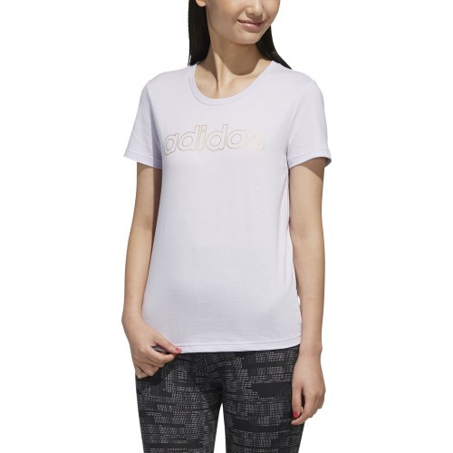 Женская блузка Adidas W E Branded T, фиолетовая