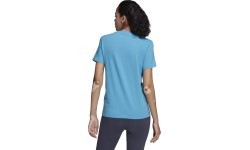 Adidas W Lin Tee sieviešu blūze, zila, HC9272