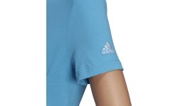 Женская блузка Adidas W Lin Tee, синяя, HC9272