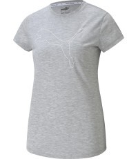 Puma RTG Heather Logo Tee sieviešu krekls, pelēks 586455 04