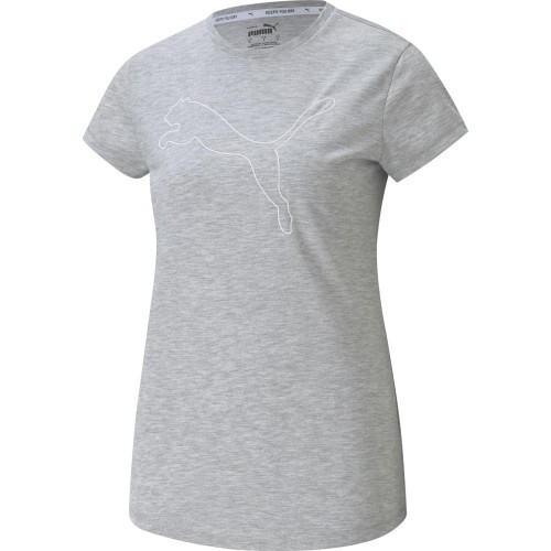 Женская футболка Puma RTG Heather Logo Tee, серая 586455 04