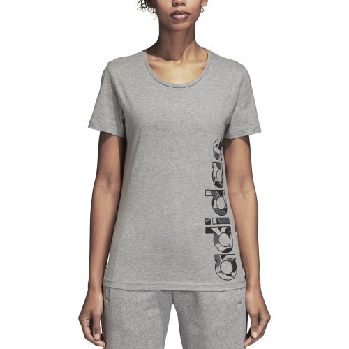 Блузка Adidas AOP Linear Tee Grey Heather DJ1600