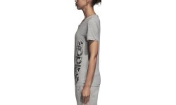 Adidas blūze AOP Linear Tee Grey Heather DJ1600