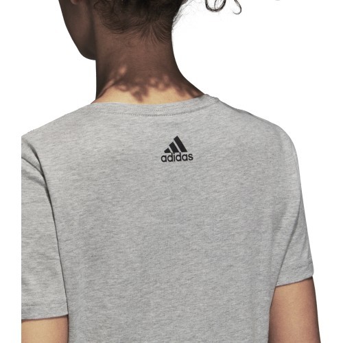 Adidas blūze AOP Linear Tee Grey Heather DJ1600