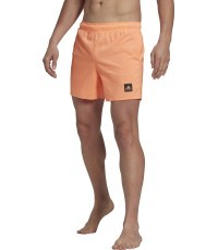 Мужские плавательные шорты Adidas Solid CLX Short SL, оранжевые HP1778