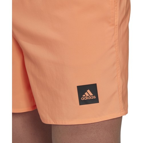 Мужские плавательные шорты Adidas Solid CLX Short SL, оранжевые HP1778