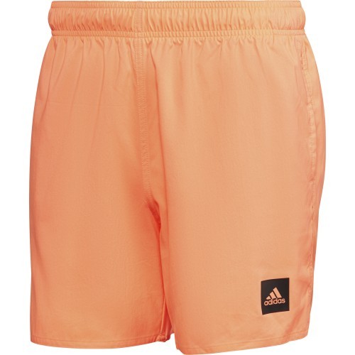 Мужские плавательные шорты Adidas Solid CLX Short SL, оранжевые HP1778