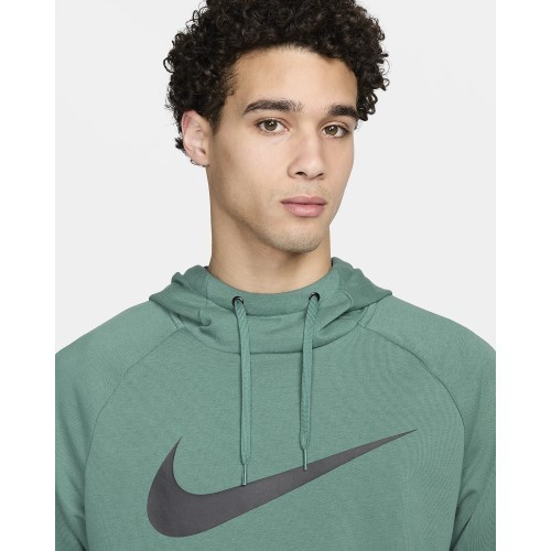 Nike Men's Sweatshirt Dri-FIT Hoodie Pullover Swoosh Green CZ2425 361