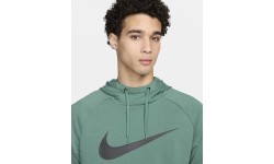 Nike Men's Sweatshirt Dri-FIT Hoodie Pullover Swoosh Green CZ2425 361