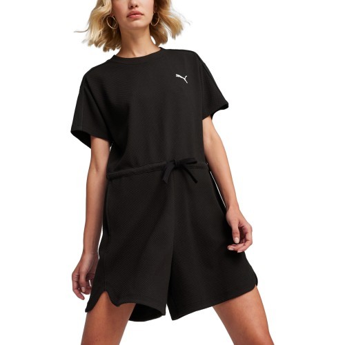 Женский спортивный комбинезон Puma Her Short Jumpsuit чёрный 677891 01