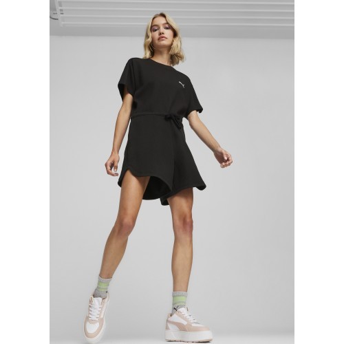 Женский спортивный комбинезон Puma Her Short Jumpsuit чёрный 677891 01