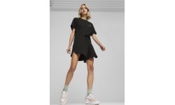 Женский спортивный комбинезон Puma Her Short Jumpsuit чёрный 677891 01
