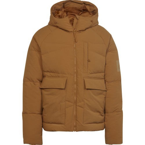 Мужской пуховик Adidas Big Baffle, коричневый HN9932