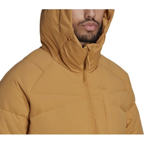 Мужской пуховик Adidas Big Baffle, коричневый HN9932