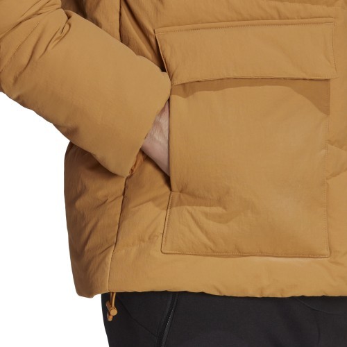 Мужской пуховик Adidas Big Baffle, коричневый HN9932