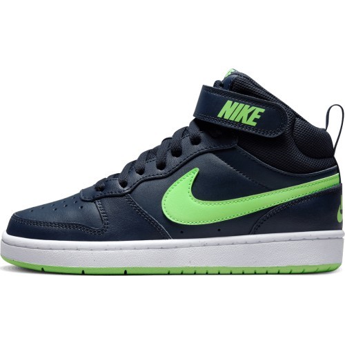 Nike apavi pusaudžiem Court Borough Mid 2 Navy Green CD7782 403