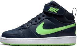 Подростковые кроссовки Nike Court Borough Mid 2 Navy Green CD7782 403