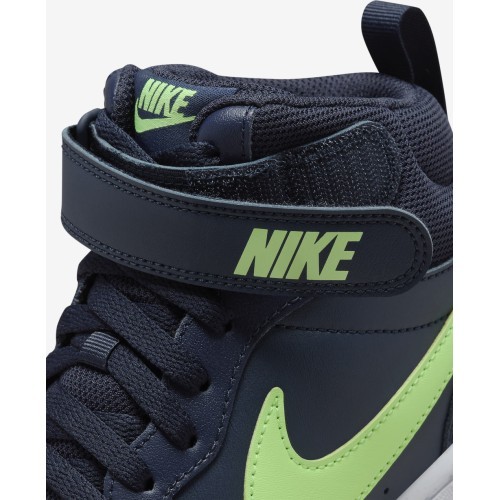 Nike apavi pusaudžiem Court Borough Mid 2 Navy Green CD7782 403