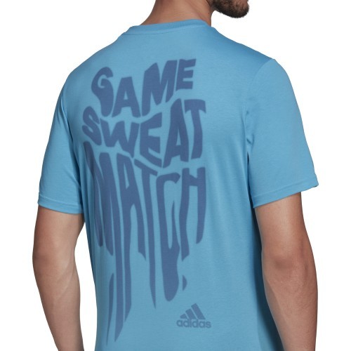 Adidas M Ten Game G Tee Blue HC1648 Men's T-Shirt