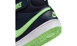 Nike Court Borough Mid 2 Junior Shoes Navy Green CD7782 403