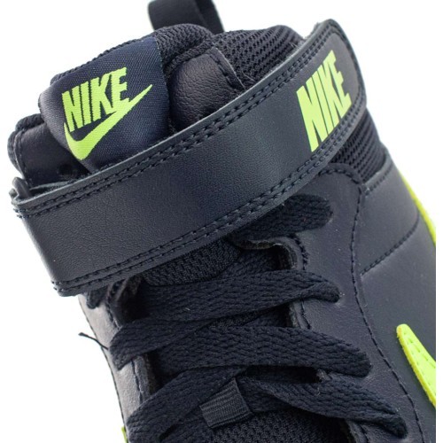 Nike apavi pusaudžiem Court Borough Mid 2 Navy Green CD7782 403