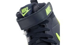 Nike Court Borough Mid 2 Junior Shoes Navy Green CD7782 403