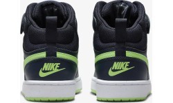 Подростковые кроссовки Nike Court Borough Mid 2 Navy Green CD7782 403