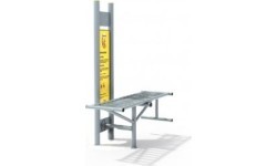 Sols vēdera muskulatūrai āra trenažieris D10