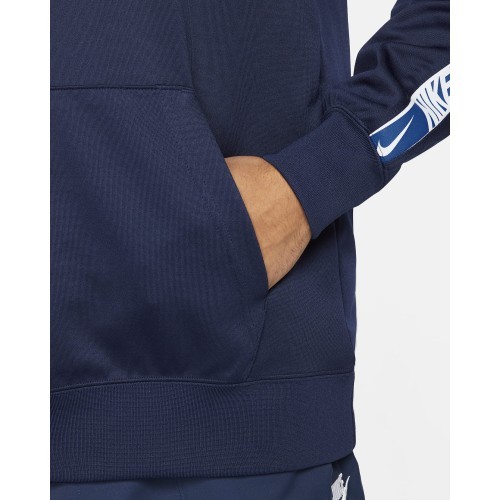 Nike Men's Sweatshirt M NSW Repeat PO Hoodie Blue DQ4979 498