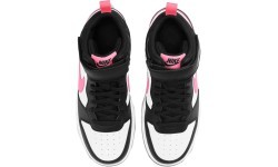 Nike Court Borough Mid 2 pusaudžu apavi White Black Pink CD7782 005
