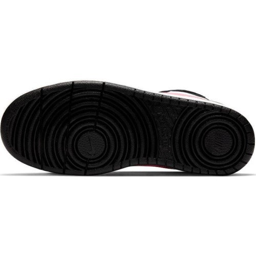Подростковая обувь Nike Court Borough Mid 2 White Black Pink CD7782 005