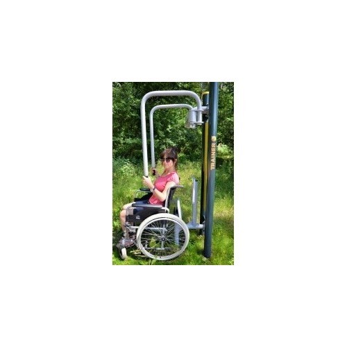 Ķermeņa augšdaļas āra trenažieris, piemērots cilvēkiem ar invaliditāti D06R+SIEI