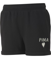 Puma Alpha Shorts girls' shorts Black 581402 01