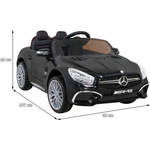 Bērnu elektromobilis Mercedes Benz AMG SL65 S, melns