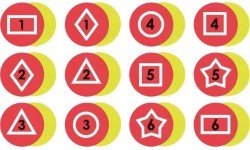 Set of 12 Memory Relay Poly Spots Spordas