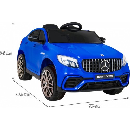 Elektromobilis Mercedes Benz GLC63S, zils