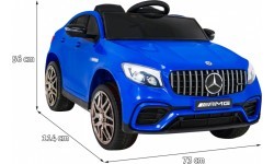 Elektromobilis Mercedes Benz GLC63S, zils